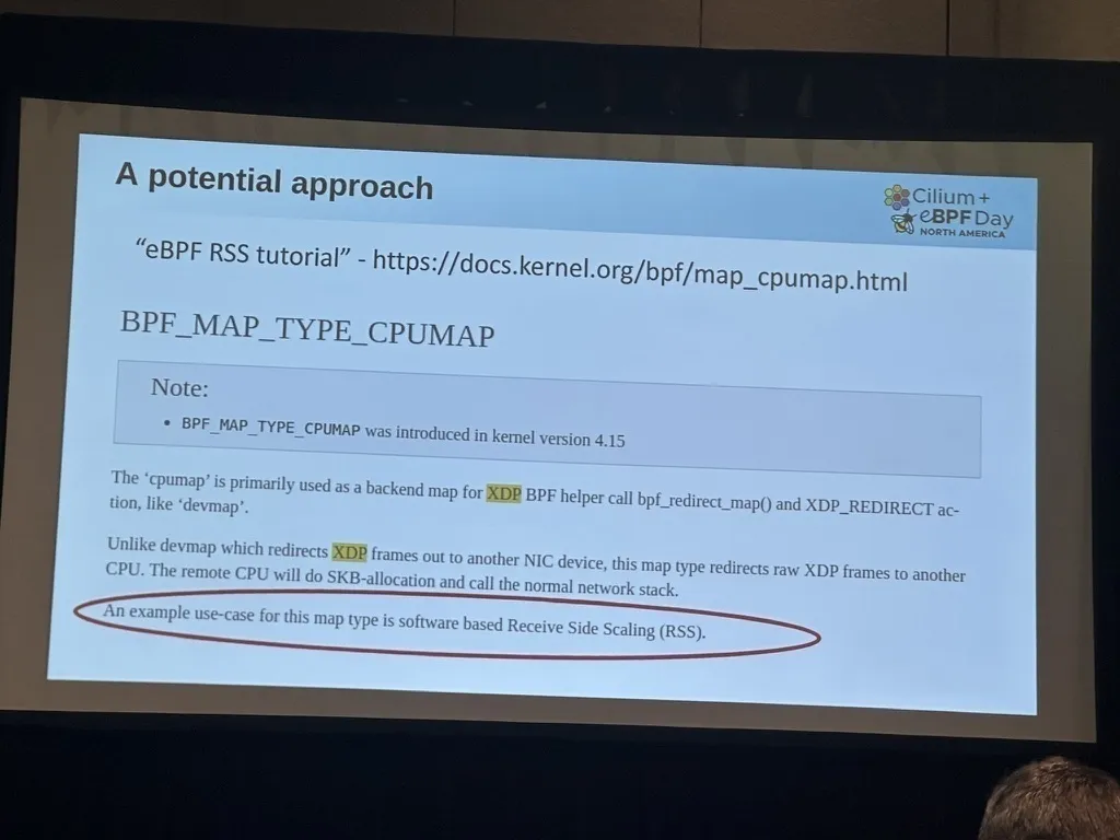 eBPF cpumap